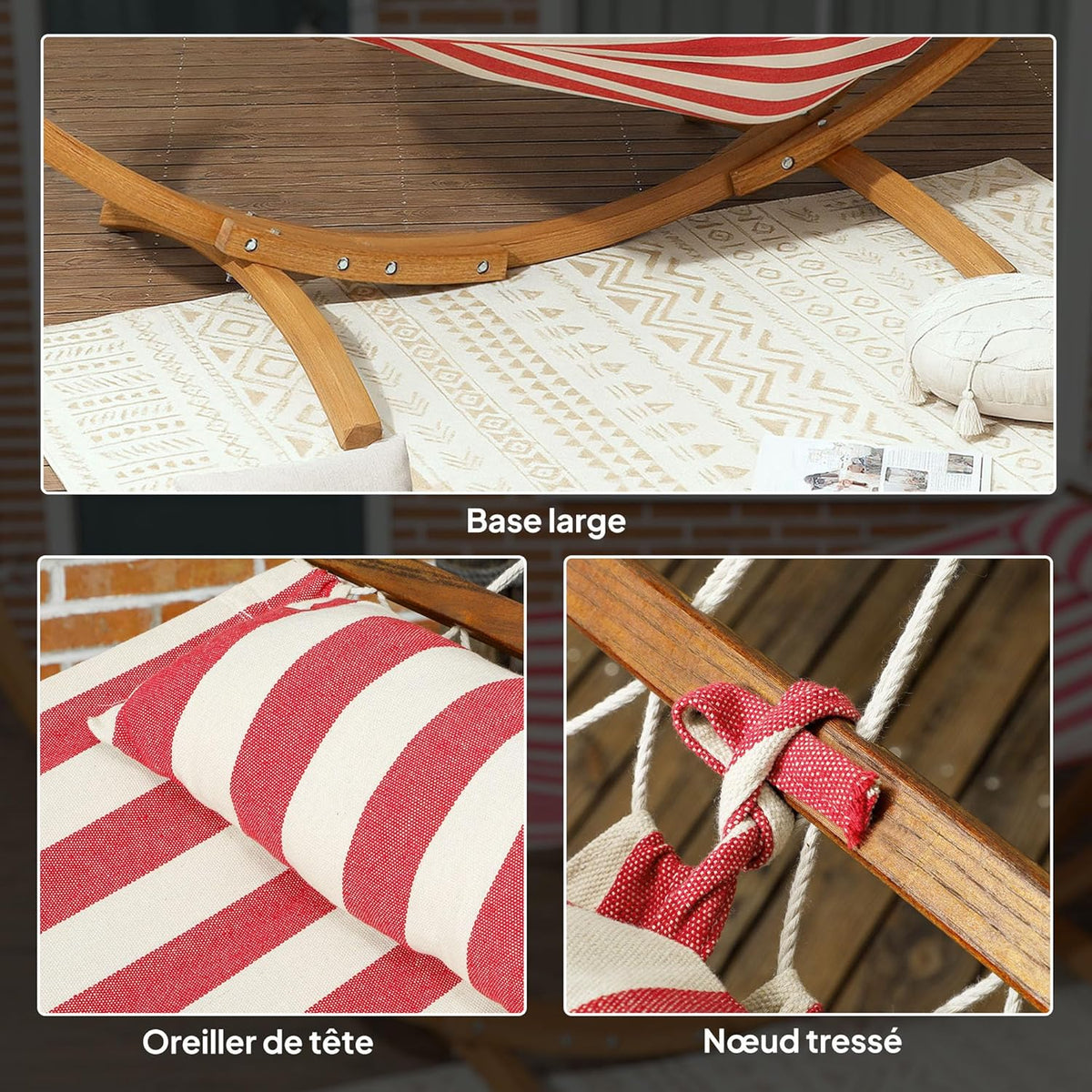 Freestanding Wooden Hammock | Ophelie