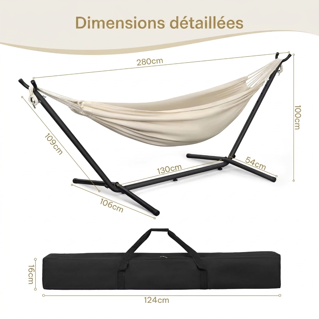 Freestanding Hammock - Large Size | Audrey