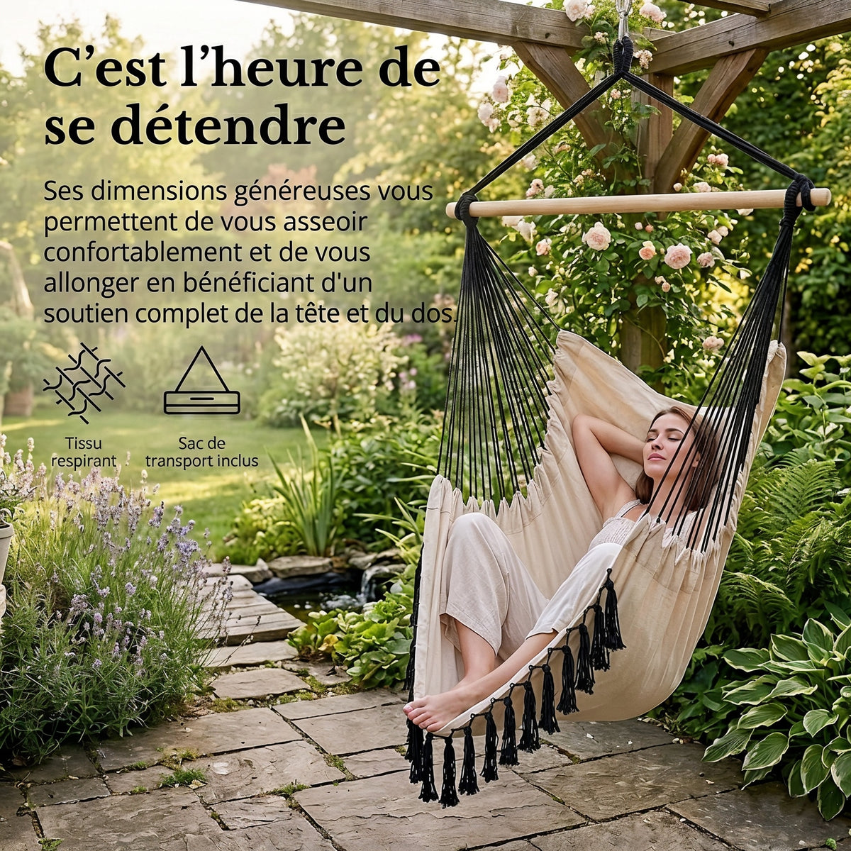 Macrame Hanging Chair | Bohemian