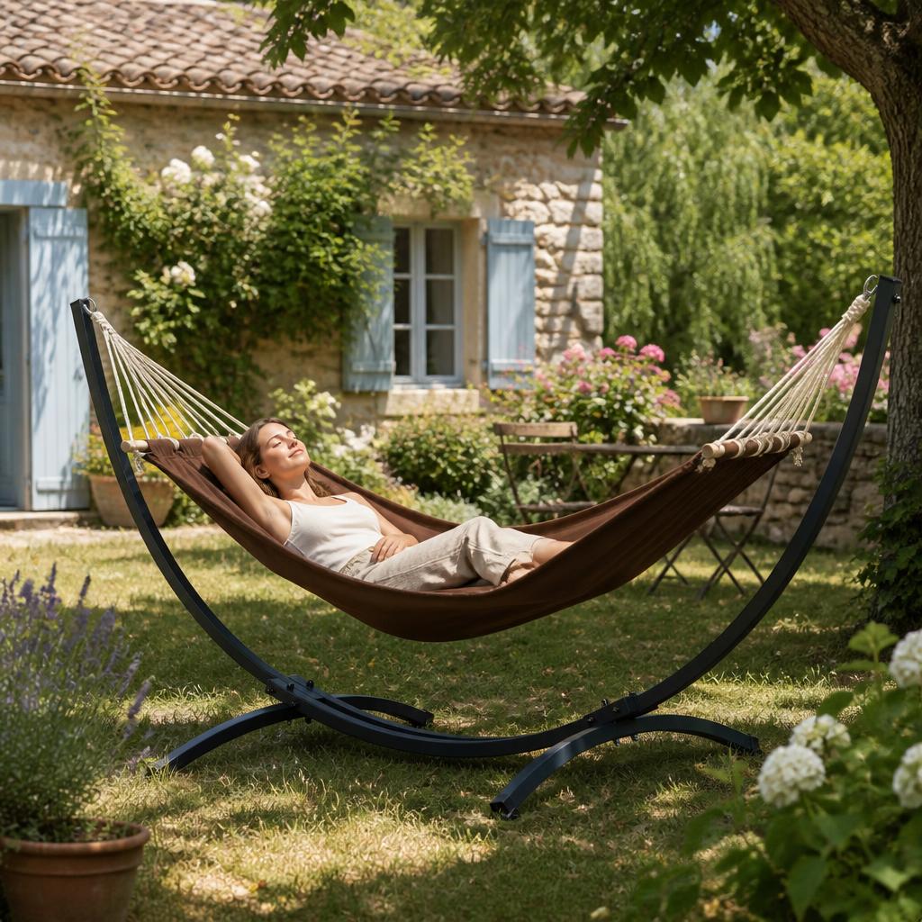 Brown Hanging Hammock - Large | Magali