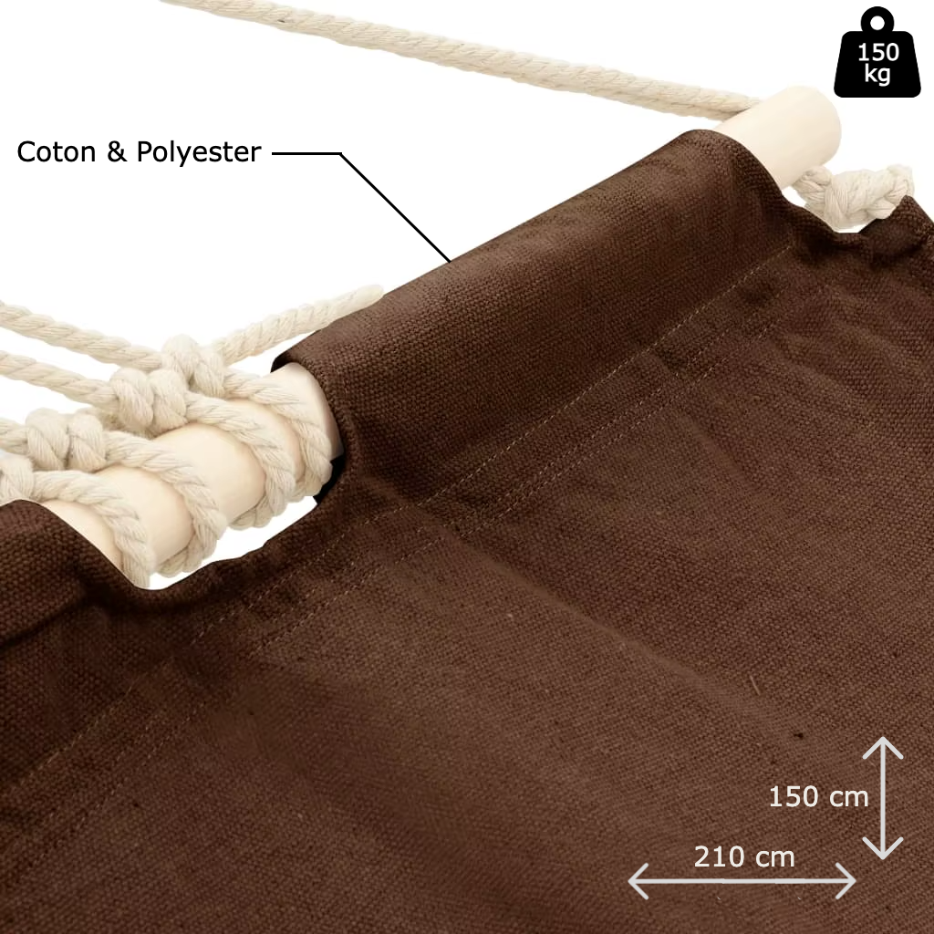 Brown Hanging Hammock - Large | Magali