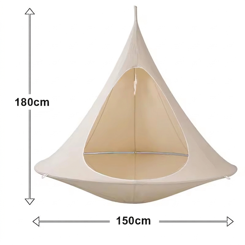 Round Hanging Hammock ⌀150cm | Nemelia