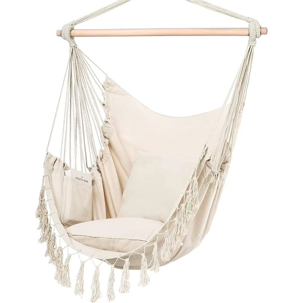 Fauteuil Suspendu Boheme Blanc | Maison Hamac