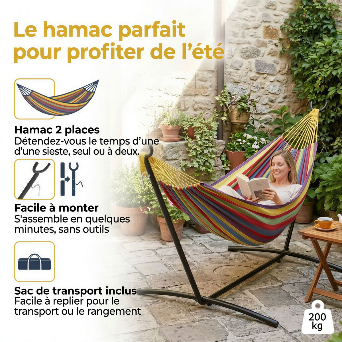 XL Freestanding Hammock | Sunset