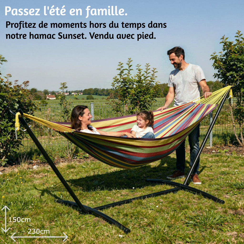 XL Freestanding Hammock | Sunset
