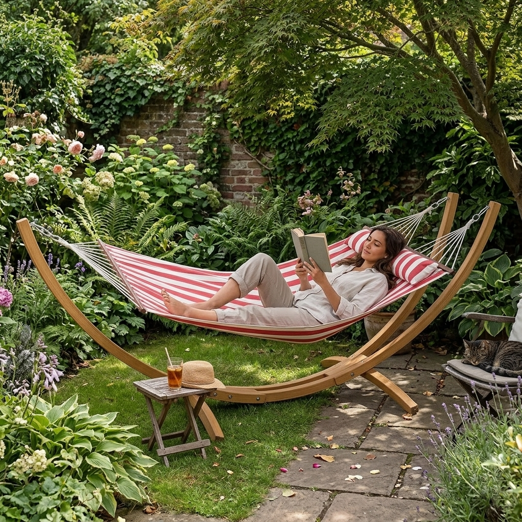 Freestanding Wooden Hammock | Ophelie