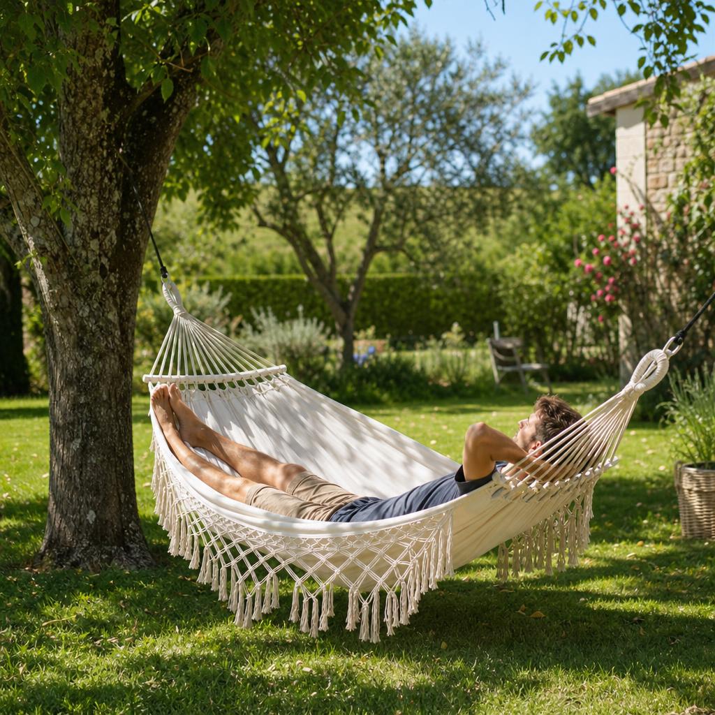hamac suspendu en macrame | Boheme Image