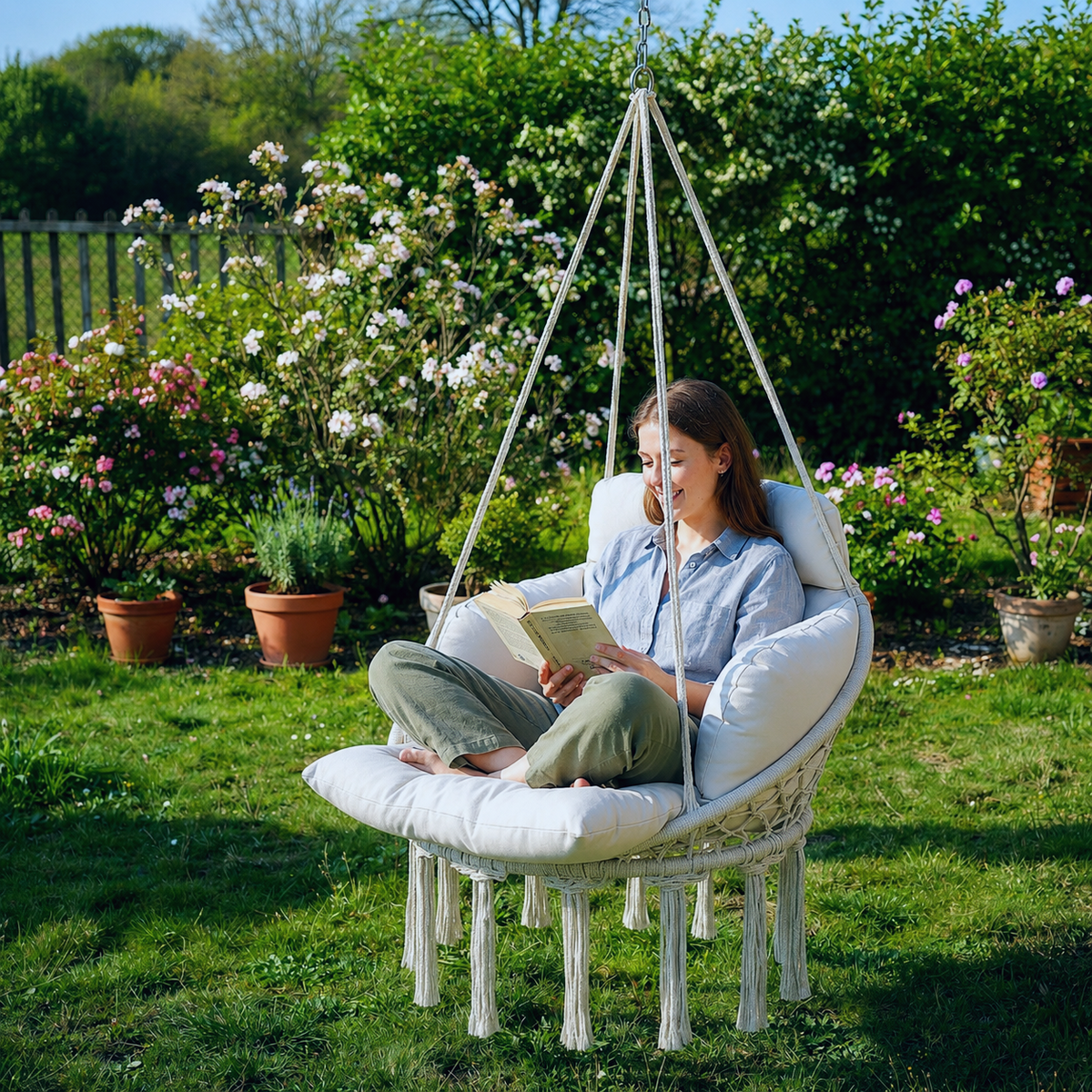 Fringed Hanging Chair | Evora
